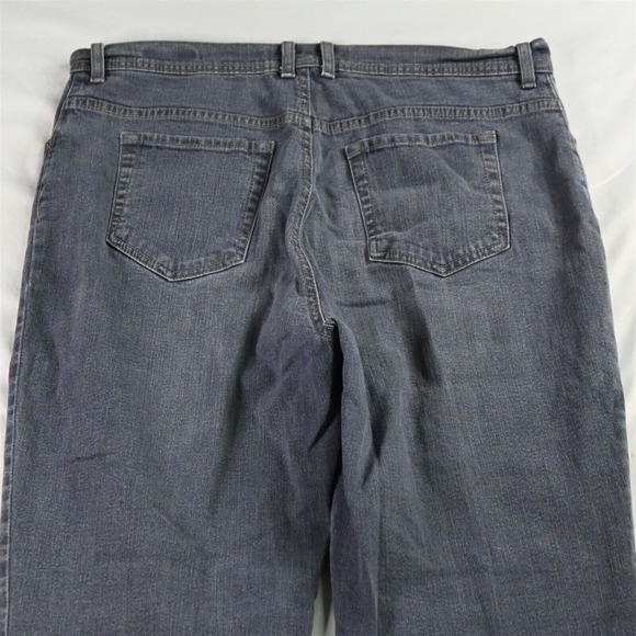 Gloria Vanderbilt 14 Short Amanda Classic Taper Gray Stretch Denim Womens Jeans - Picture 8 of 9